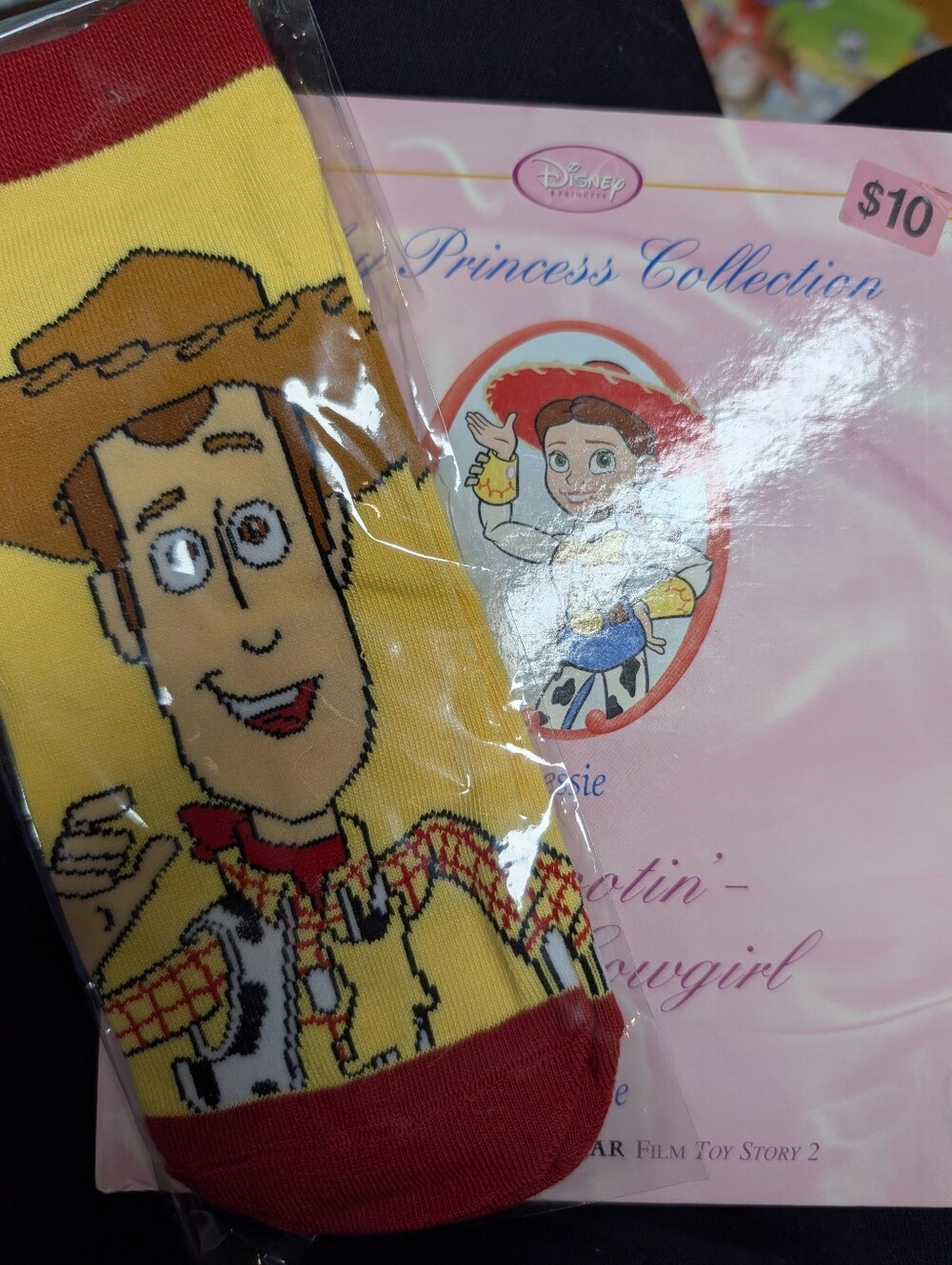 Disney Woody Socks in Yellow & Red
